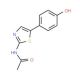 N-[5-(4-hydroxyphenyl)-1,3-thiazol-2-yl]acetamide - chemical structure image