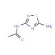 N-(5-Amino-[1,2,4]thiadiazol-3-yl)-acetamide - chemical structure image