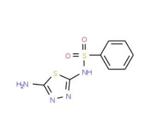 N-(5-amino-1,3,4-thiadiazol-2-yl)benzenesulfonamide - chemical structure image
