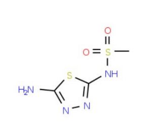 N-(5-amino-1,3,4-thiadiazol-2-yl)methanesulfonamide - chemical structure image