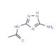 N-(5-Amino-1H-1,2,4-triazol-3-yl)acetamide (CAS 80616-55-3) - chemical structure image