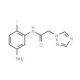 N-(5-amino-2-fluorophenyl)-2-(1H-1,2,4-triazol-1-yl)acetamide - chemical structure image