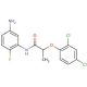 N-(5-Amino-2-fluorophenyl)-2-(2,4-dichlorophenoxy)propanamide - chemical structure image