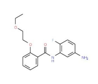 N-(5-Amino-2-fluorophenyl)-2-(2-ethoxyethoxy)-benzamide - chemical structure image