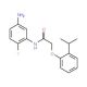 N-(5-Amino-2-fluorophenyl)-2-(2-isopropylphenoxy)-acetamide - chemical structure image