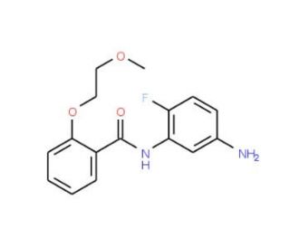 N-(5-Amino-2-fluorophenyl)-2-(2-methoxyethoxy)-benzamide - chemical structure image