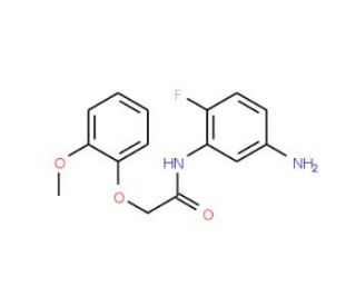 N-(5-Amino-2-fluorophenyl)-2-(2-methoxyphenoxy)-acetamide - chemical structure image