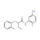 N-(5-Amino-2-fluorophenyl)-2-(2-methylphenoxy)-butanamide - chemical structure image