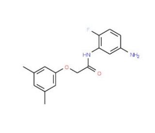 N-(5-Amino-2-fluorophenyl)-2-(3,5-dimethylphenoxy)acetamide - chemical structure image