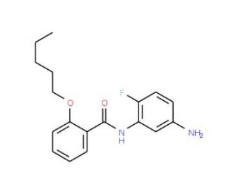 N-(5-Amino-2-fluorophenyl)-2-(pentyloxy)benzamide - chemical structure image