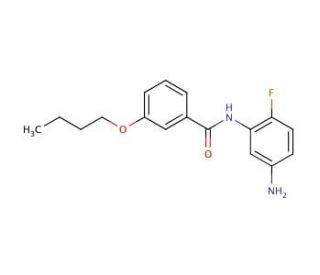 N-(5-Amino-2-fluorophenyl)-3-butoxybenzamide - chemical structure image