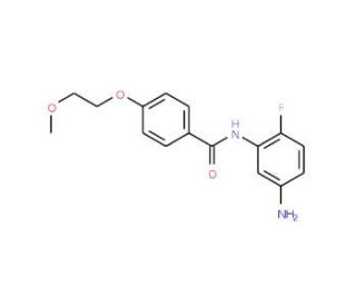 N-(5-Amino-2-fluorophenyl)-4-(2-methoxyethoxy)-benzamide - chemical structure image