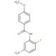 N-(5-Amino-2-fluorophenyl)-4-methoxybenzamide - chemical structure image