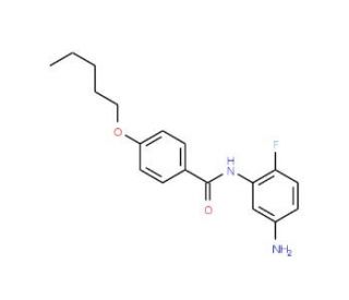 N-(5-Amino-2-fluorophenyl)-4-(pentyloxy)benzamide - chemical structure image