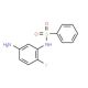 N-(5-amino-2-fluorophenyl)benzenesulfonamide - chemical structure image