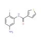 N-(5-amino-2-fluorophenyl)thiophene-3-carboxamide - chemical structure image