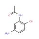 N-(5-Amino-2-hydroxyphenyl)acetamide (CAS 23184-60-3) - chemical structure image