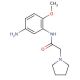 N-(5-Amino-2-methoxy-phenyl)-2-pyrrolidin-1-yl-acetamide - chemical structure image