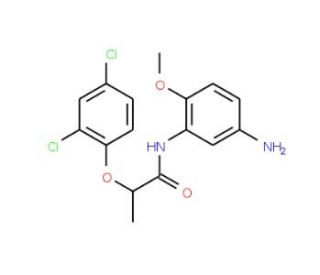 N-(5-Amino-2-methoxyphenyl)-2-(2,4-dichlorophenoxy)propanamide - chemical structure image
