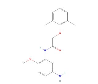 N-(5-Amino-2-methoxyphenyl)-2-(2,6-dimethylphenoxy)acetamide (CAS 1020054-33-4) - chemical structure image