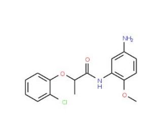 N-(5-Amino-2-methoxyphenyl)-2-(2-chlorophenoxy)-propanamide - chemical structure image