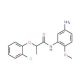 N-(5-Amino-2-methoxyphenyl)-2-(2-chlorophenoxy)-propanamide - chemical structure image