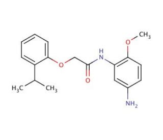 N-(5-Amino-2-methoxyphenyl)-2-(2-isopropylphenoxy)acetamide - chemical structure image
