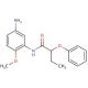 N-(5-Amino-2-methoxyphenyl)-2-phenoxybutanamide - chemical structure image