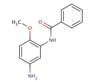 N-(5-Amino-2-methoxyphenyl)benzamide (CAS 119-88-0) - chemical structure image