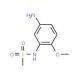 N-(5-amino-2-methoxyphenyl)methanesulfonamide (CAS 123343-92-0) - chemical structure image