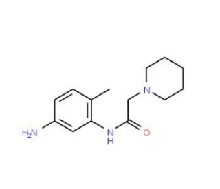 N-(5-Amino-2-methyl-phenyl)-2-piperidin-1-yl-acetamide - chemical structure image