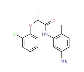 N-(5-Amino-2-methylphenyl)-2-(2-chlorophenoxy)-propanamide - chemical structure image