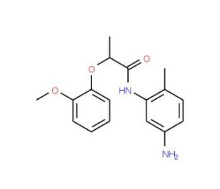 N-(5-Amino-2-methylphenyl)-2-(2-methoxyphenoxy)-propanamide - chemical structure image