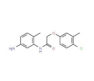 N-(5-Amino-2-methylphenyl)-2-(4-chloro-3-methylphenoxy)acetamide - chemical structure image