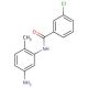 N-(5-Amino-2-methylphenyl)-3-chlorobenzamide - chemical structure image