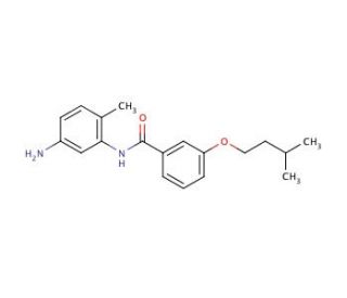 N-(5-Amino-2-methylphenyl)-3-(isopentyloxy)-benzamide - chemical structure image