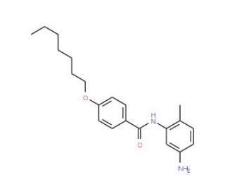 N-(5-Amino-2-methylphenyl)-4-(heptyloxy)benzamide (CAS 1020724-00-8) - chemical structure image