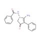 N-(5-Amino-3-oxo-4-phenyl-2,3-dihydro-pyrrol-1-yl)-benzamide - chemical structure image