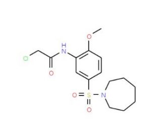 N-[5-(azepan-1-ylsulfonyl)-2-methoxyphenyl]-2-chloroacetamide - chemical structure image