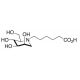 N-5-Carboxypentyl-deoxymannojirimycin (CAS 104154-10-1) - chemical structure image
