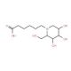 N-(5-Carboxypentyl)-deoxynojirmycin (CAS 79206-70-5) - chemical structure image