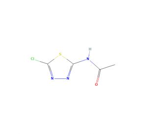 N-(5-Chloro-1,3,4-thiadiazol-2-yl)acetamide (CAS 60320-32-3) - chemical structure image