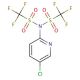N-(5-Chloro-2-pyridyl)bis(trifluoromethanesulfonimide) (CAS 145100-51-2) - chemical structure image