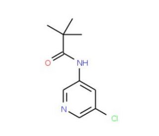 N-(5-Chloro-pyridin-3-yl)-2,2-dimethyl-propionamide (CAS 879326-78-0) - chemical structure image