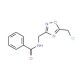 N-{[5-(chloromethyl)-1,2,4-oxadiazol-3-yl]methyl}benzamide - chemical structure image