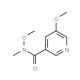 N,5-Dimethoxy-N-methylnicotinamide (CAS 1045855-73-9) - chemical structure image