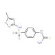 N-(5-Methyl-isoxazol-3-yl)-4-thioureido-benzenesulfonamide - chemical structure image