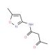 N-(5-methylisoxazol-3-yl)-3-oxobutanamide - chemical structure image
