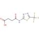 N-(5-Trifluoromethyl-[1,3,4]thiadiazol-2-yl)-succinamic acid - chemical structure image