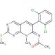N-[6-(2,6-Dichlorophenyl)-8-methyl-2-(methylthio)pyrido[2,3-d]pyrimidin-7(8H)-ylidene]acetamide (CAS 185039-37-6) - chemical